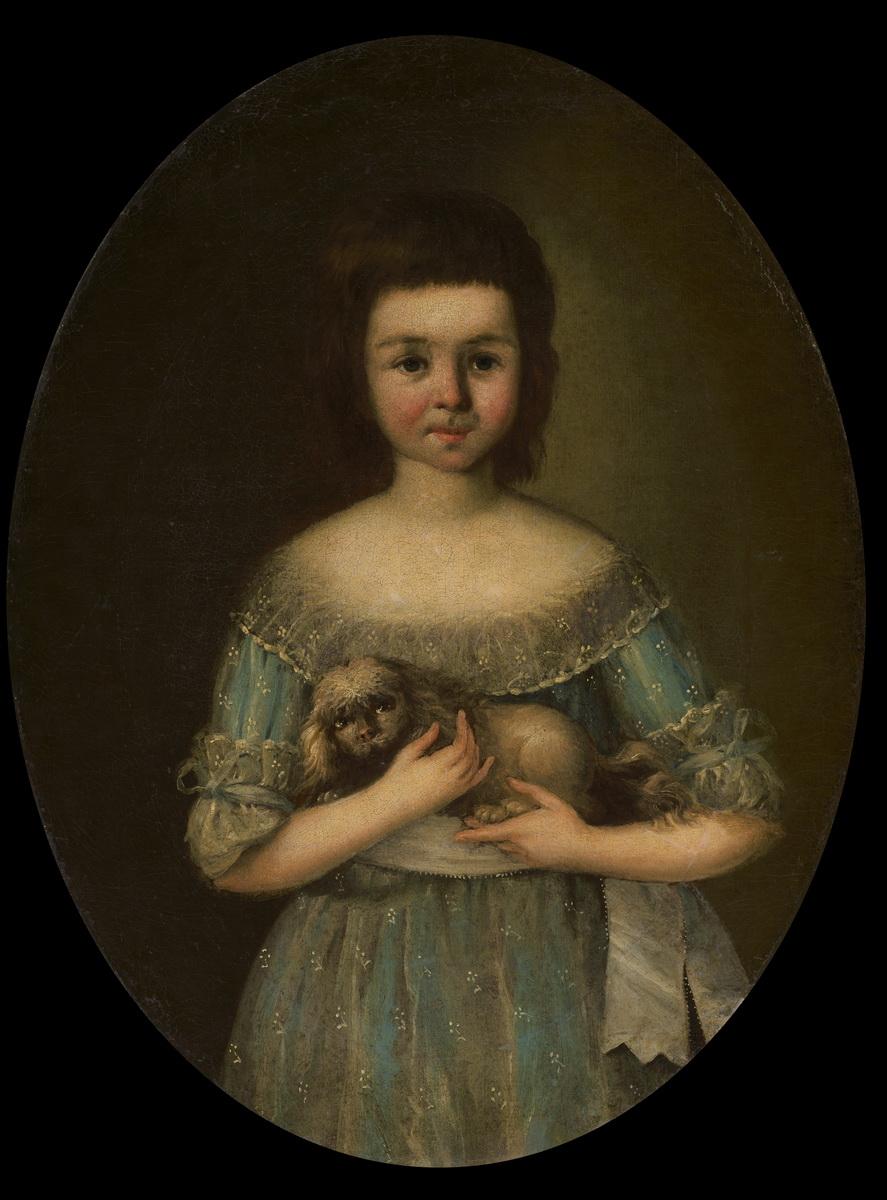 Портрет девочки с болонкой, 1791