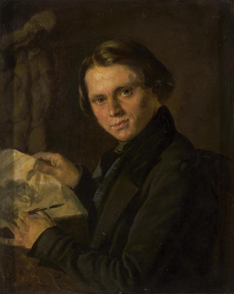 Портрет художника, mid-19th century