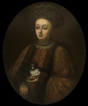 Портрет Марфы Матвеевны Апраксиной, второй жены царя Федора Алексеевича