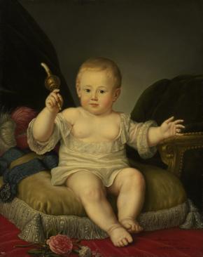 Портрет великого князя Александра Павловича ребенком