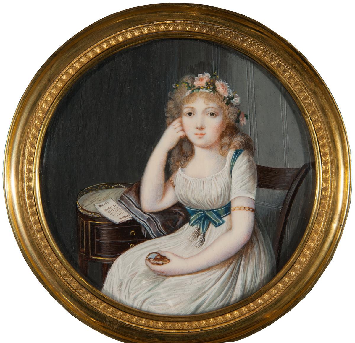 Портрет вел. кн. Александры Павловны, late 1790s