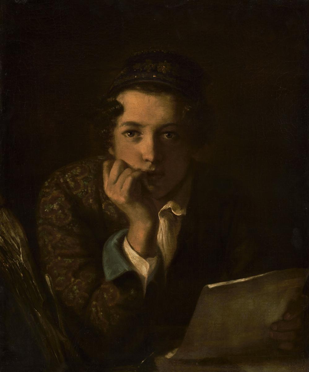 Портрет юноши в халате. Автопортрет (?), 1830s