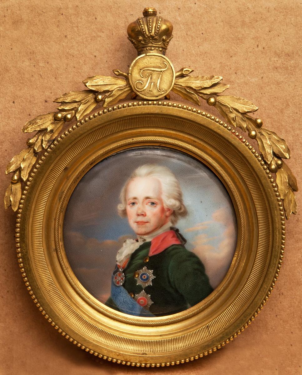 Портрет императора Павла I, late 18th century