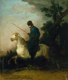 Cossack with a Lance on a Horse