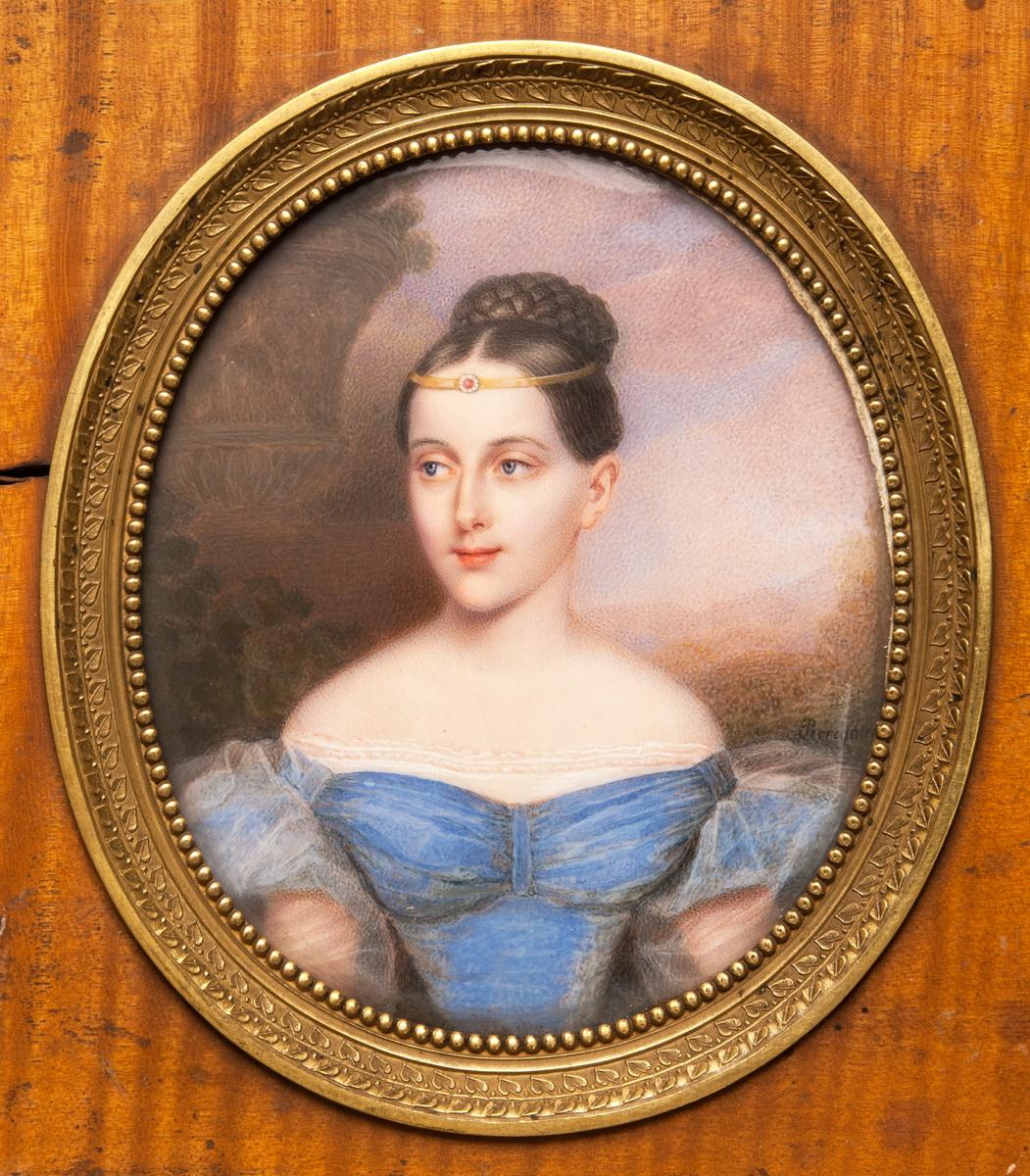 Портрет великой княжны Марии Hиколаевны (1819-1876), дочери императора Hиколая I, Sharl Perrgo, late 1830s
