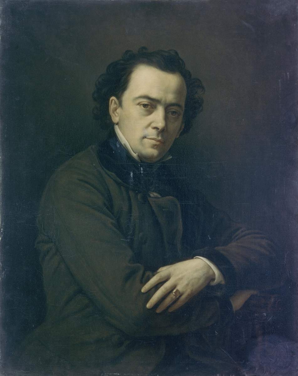 Портрет актера Василия Васильевича Самойлова, Charles de Steuben, 1851