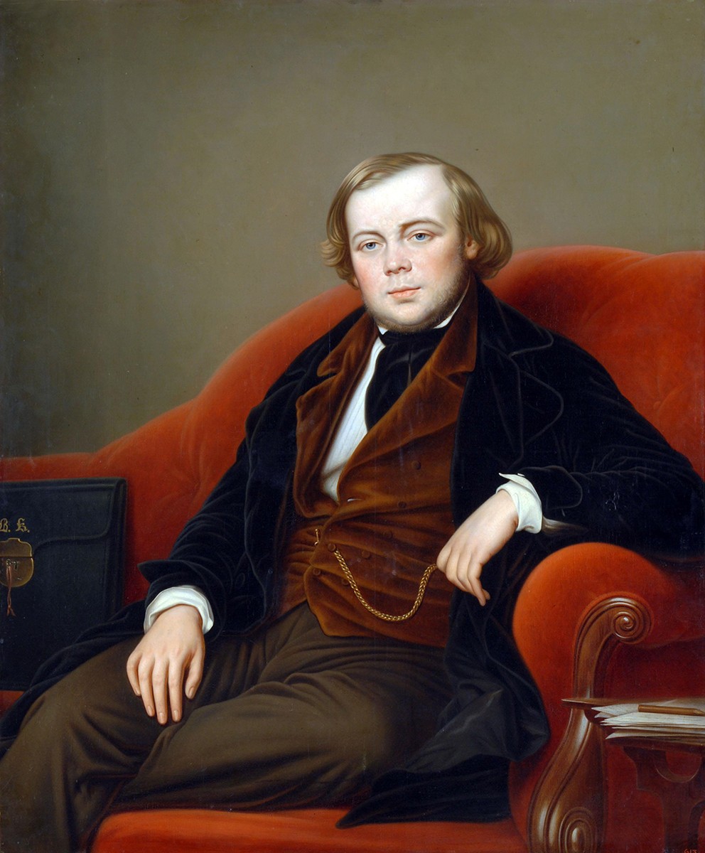 Портрет В. А. Кокорева, Charles de Steuben, c. 1850
