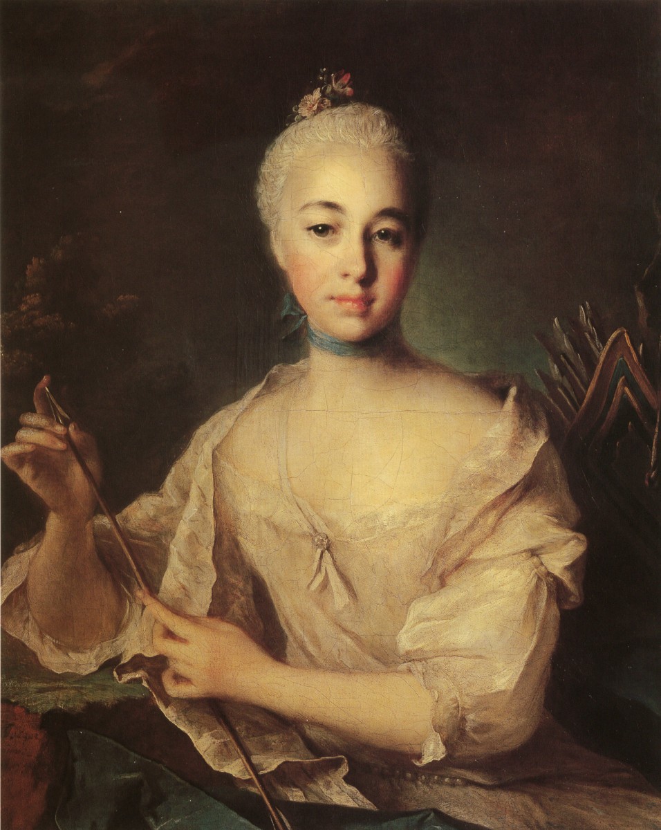Портрет графини А. М. Воронцовой, Lui Toke, c. 1758