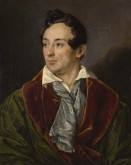 Портрет молодого человека в зеленом халате