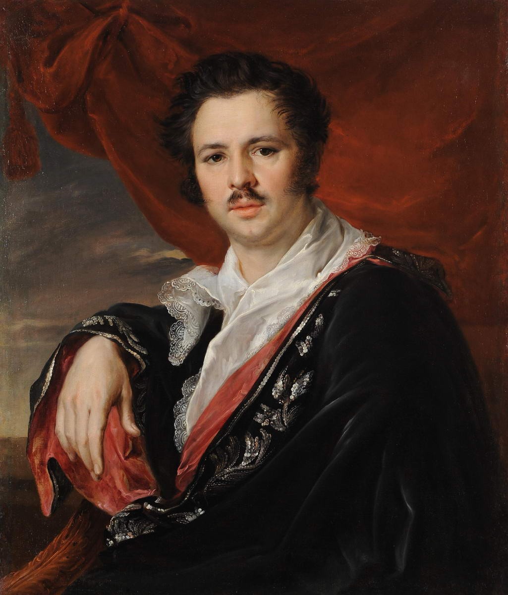 Портрет художника Н. А. Майкова, Vasily Andreevich Tropinin, 1821