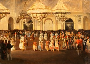Костюмированный бал в Зимнем дворце при императоре Николае I