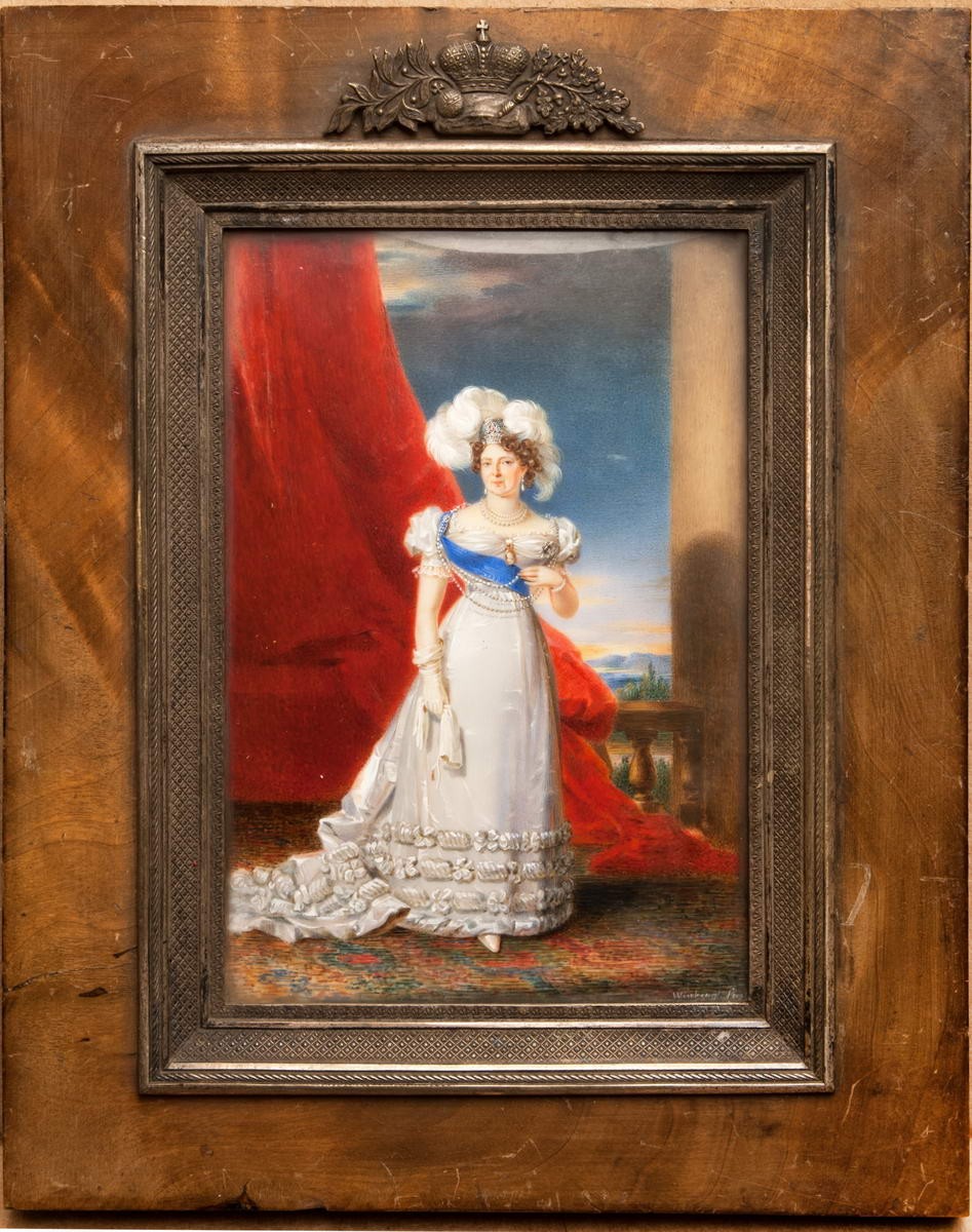 Портрет императрицы Марии Федоровны (1759-1828), второй жены Павла I, Iwan Winberg, second quarter of the 19th century