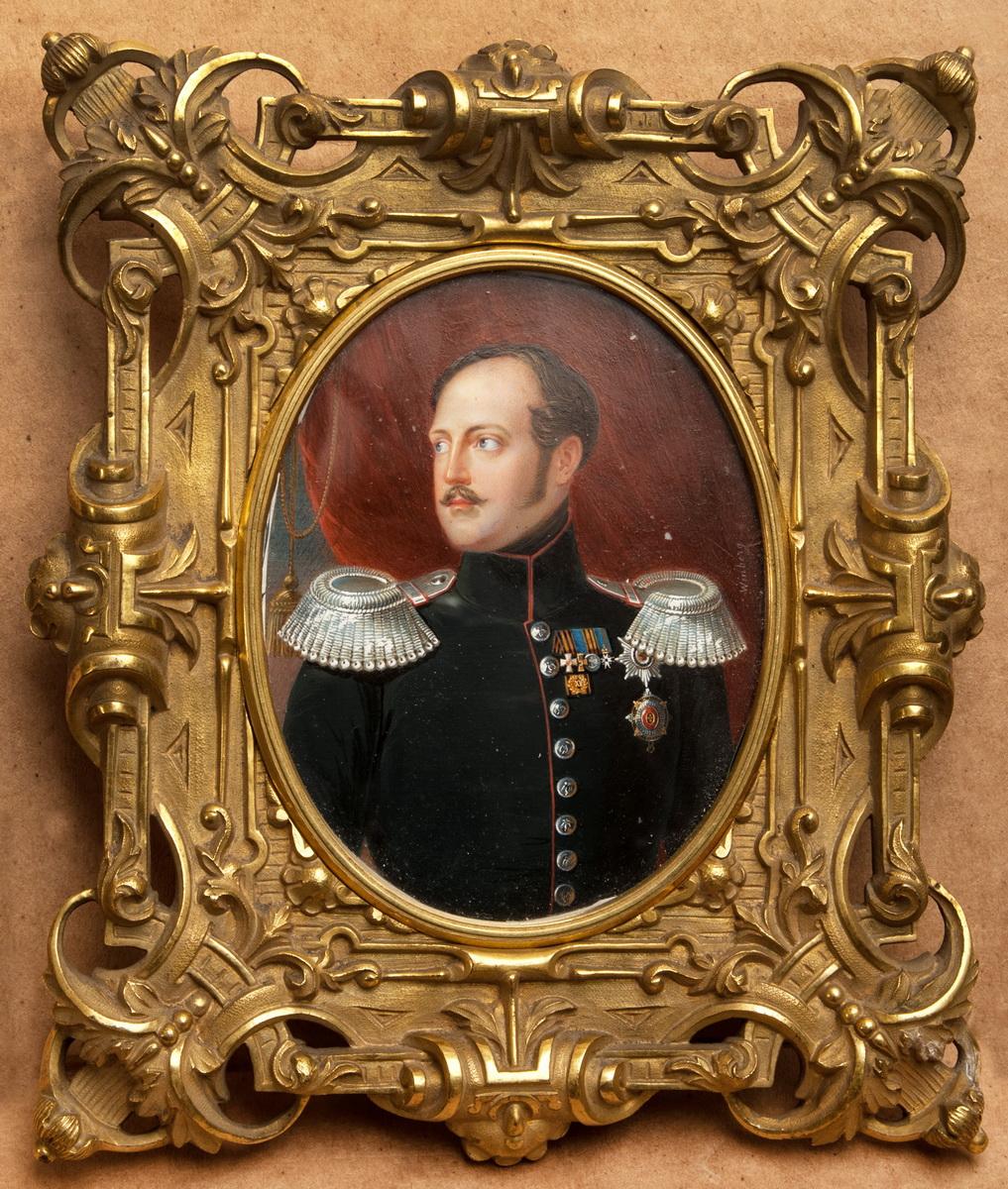 Портрет императора Hиколая I (1796-1855), Iwan Winberg, first half of the 19th century