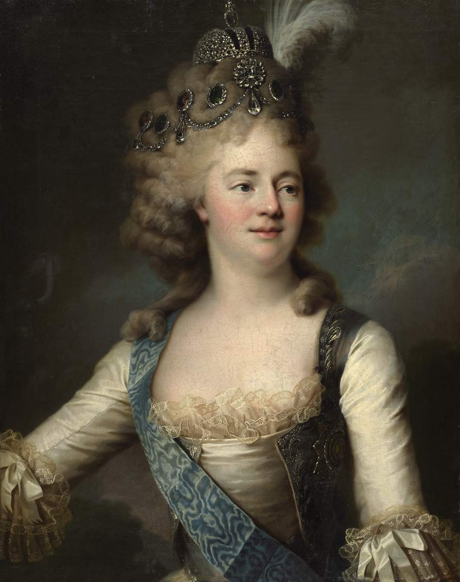 Портрет императрицы Марии Федоровны, Jean-Louis Voille, late 1790s