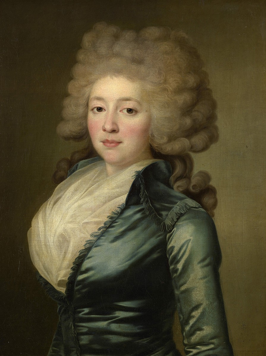 Портрет О. А. Жеребцовой, Jean-Louis Voille, first half of the 1790s (no later than 1792?)