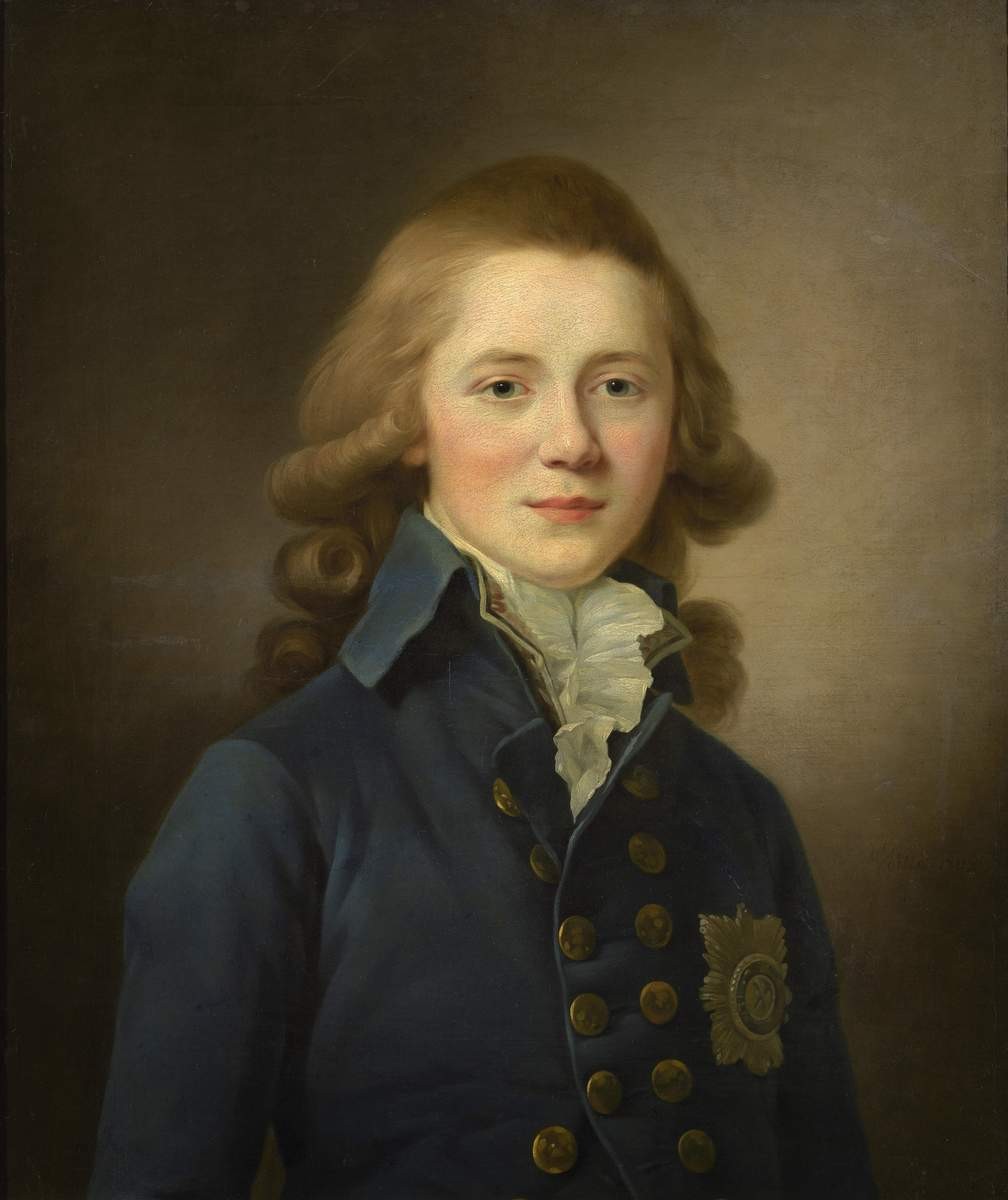 Портрет великого князя Александра Павловича, Jean-Louis Voille, 1792