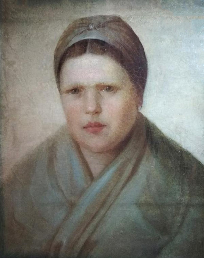 Крестьянка, Alexey Venetsianov, 1841