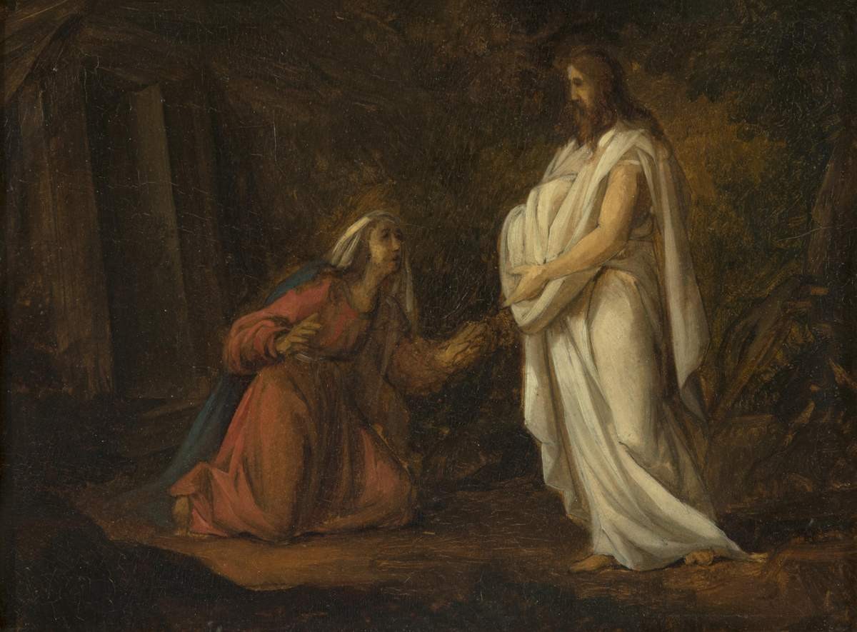 Явление Христа Марии Магдалине после воскрешения, 1834-1835