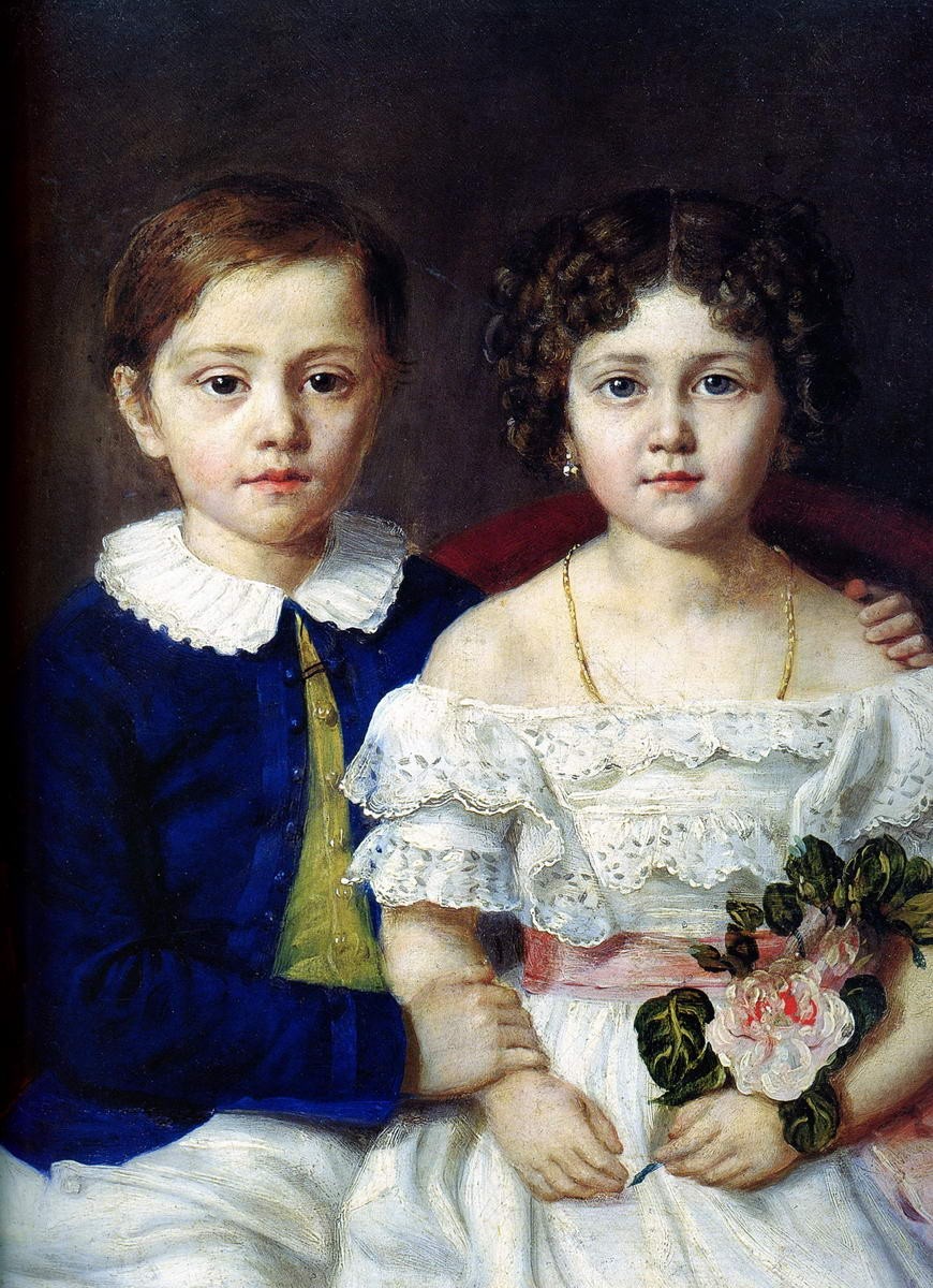 Портрет детей, 1840s–1850s