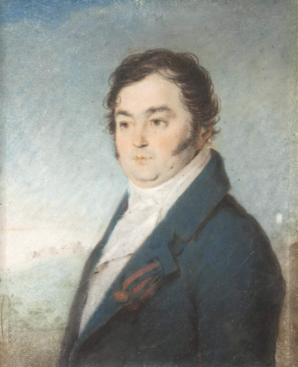 Портрет Алексея Степановича Стромилова (1779–1843), Alexey Venetsianov, second half of the 1810s