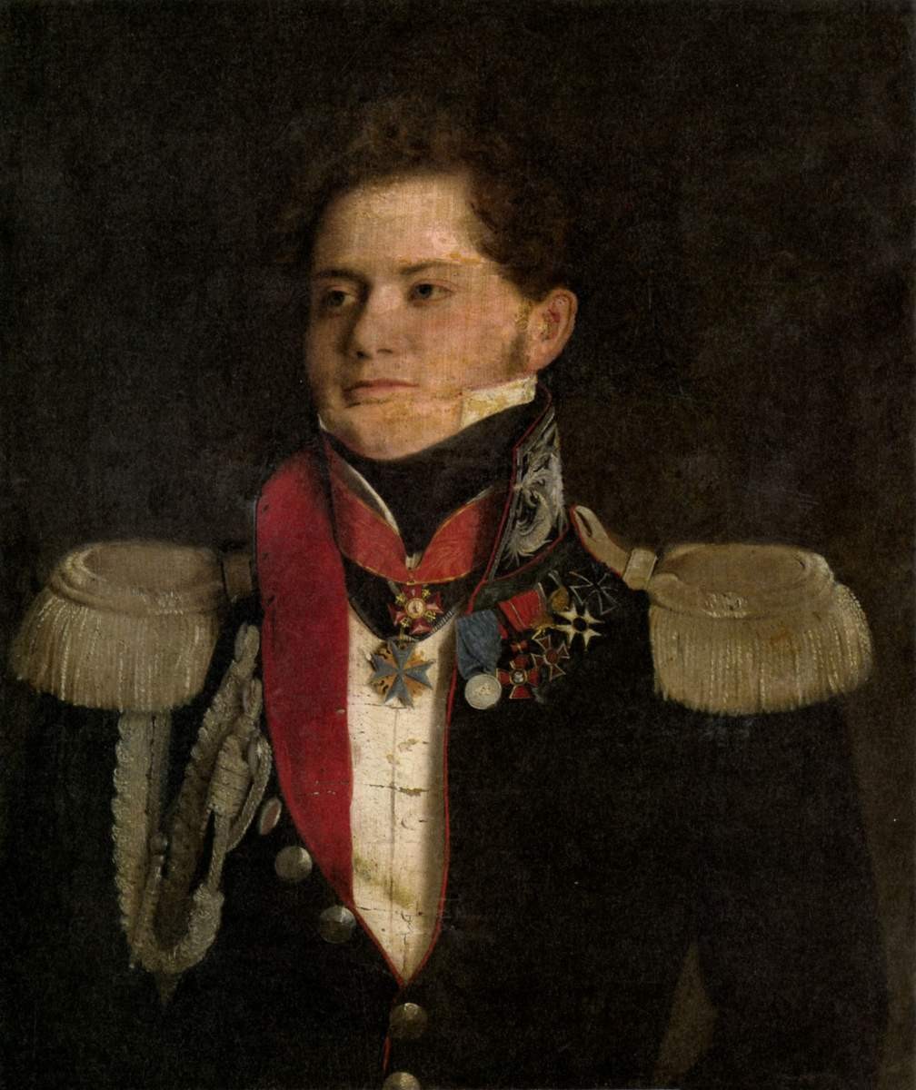 Портрет Александра Николаевича Муравьева, Fedor Tulov, second half of the 1810s