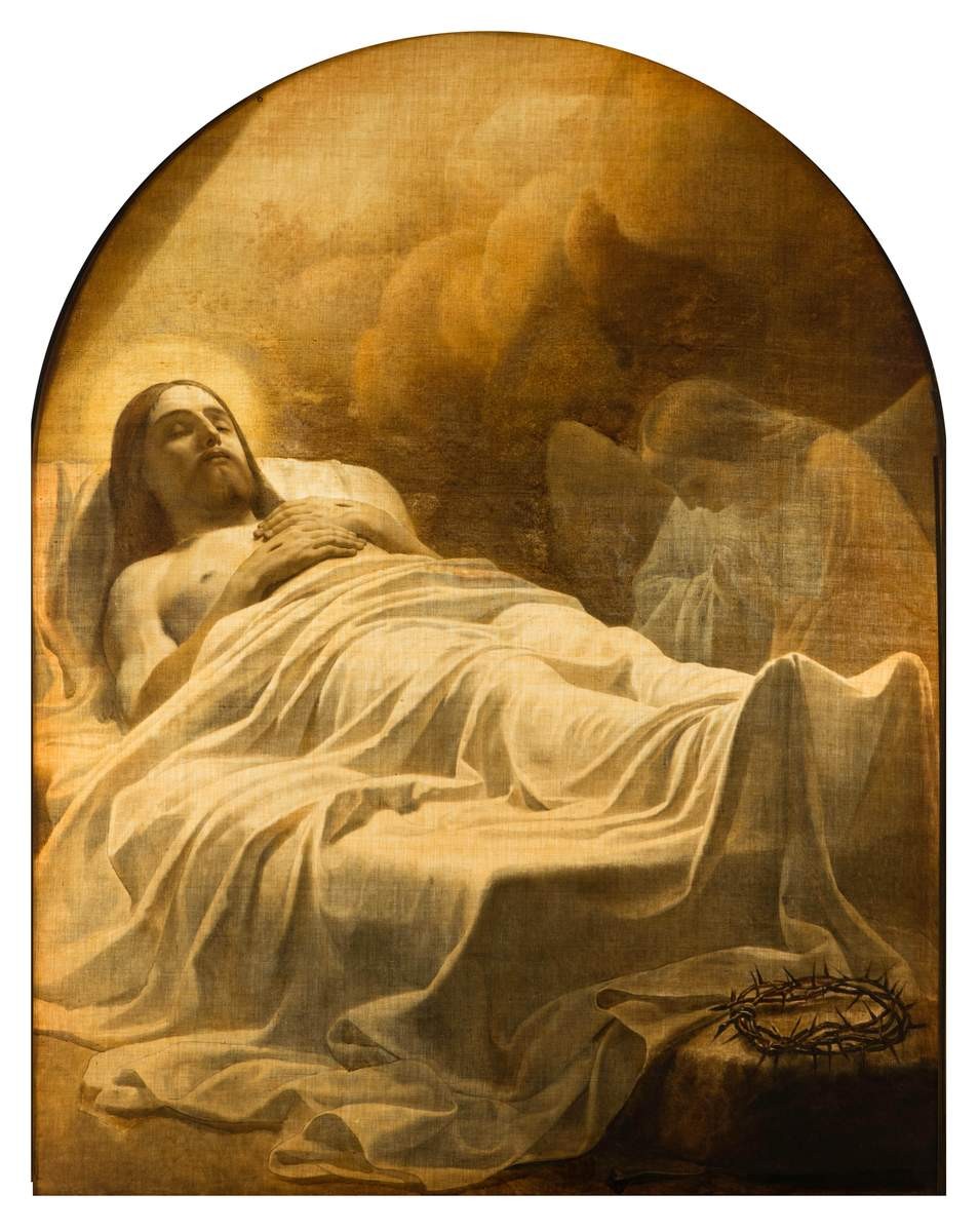 Христос во гробе, Karl Bryullov, 1845-1846