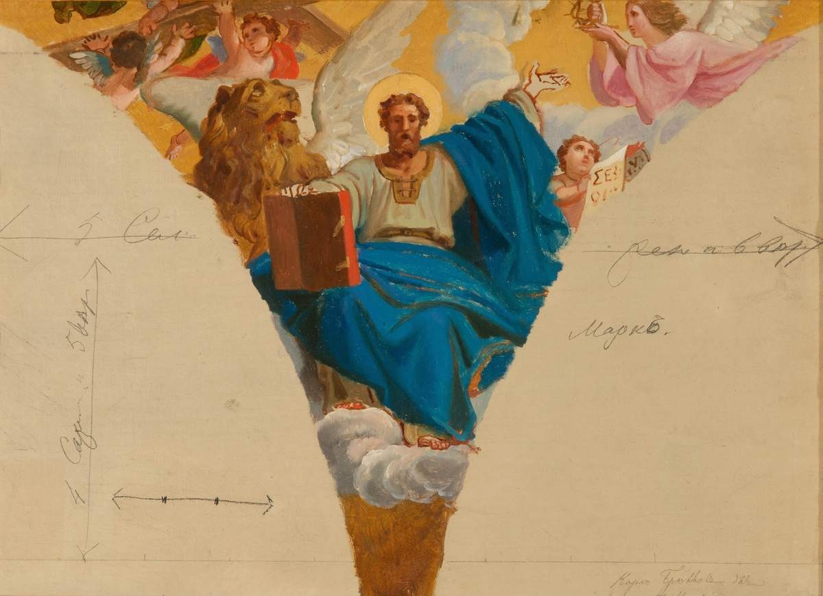 Евангелист Марк, Karl Bryullov, 1843–1847