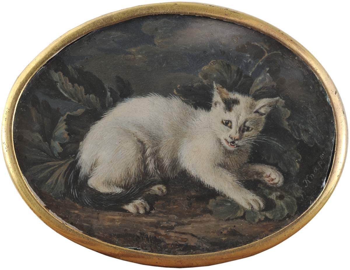 Кошка, Karl Ivanovich Knappe, Конец XVIII в
