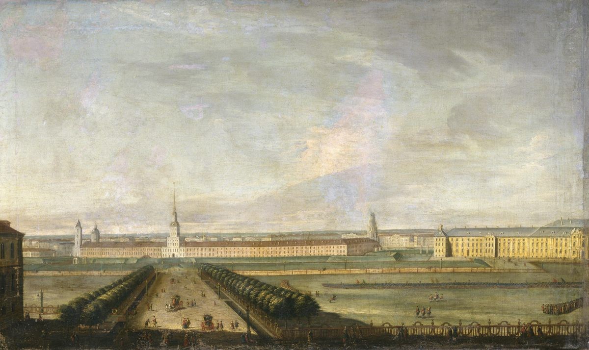 Адмиралтейство в Петербурге, third quarter of the 18th century