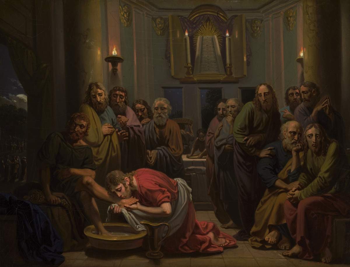 Омовение ног, first quarter of the 19th century