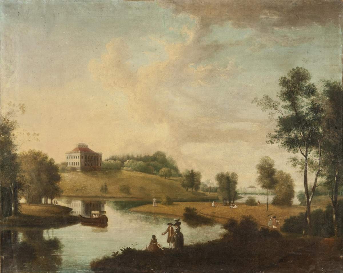 Вид в усадьбе П. Г. Демидова «Сиворицы» под Петербургом, Semyon Shchedrin, no later than 1792