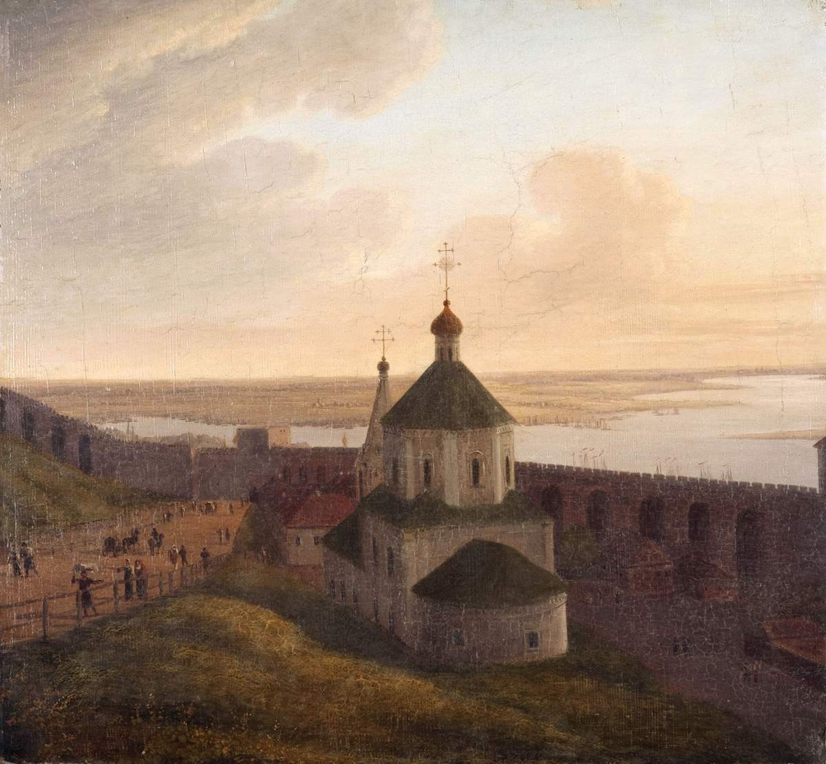 Вид Нижнего Новгорода, Andrey Yefimovich Martynov, between 1810 and 1819