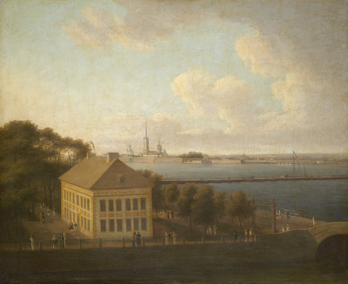 Вид на Неву и Летний дворец Петра I, Andrey Yefimovich Martynov, between 1807 and 1816