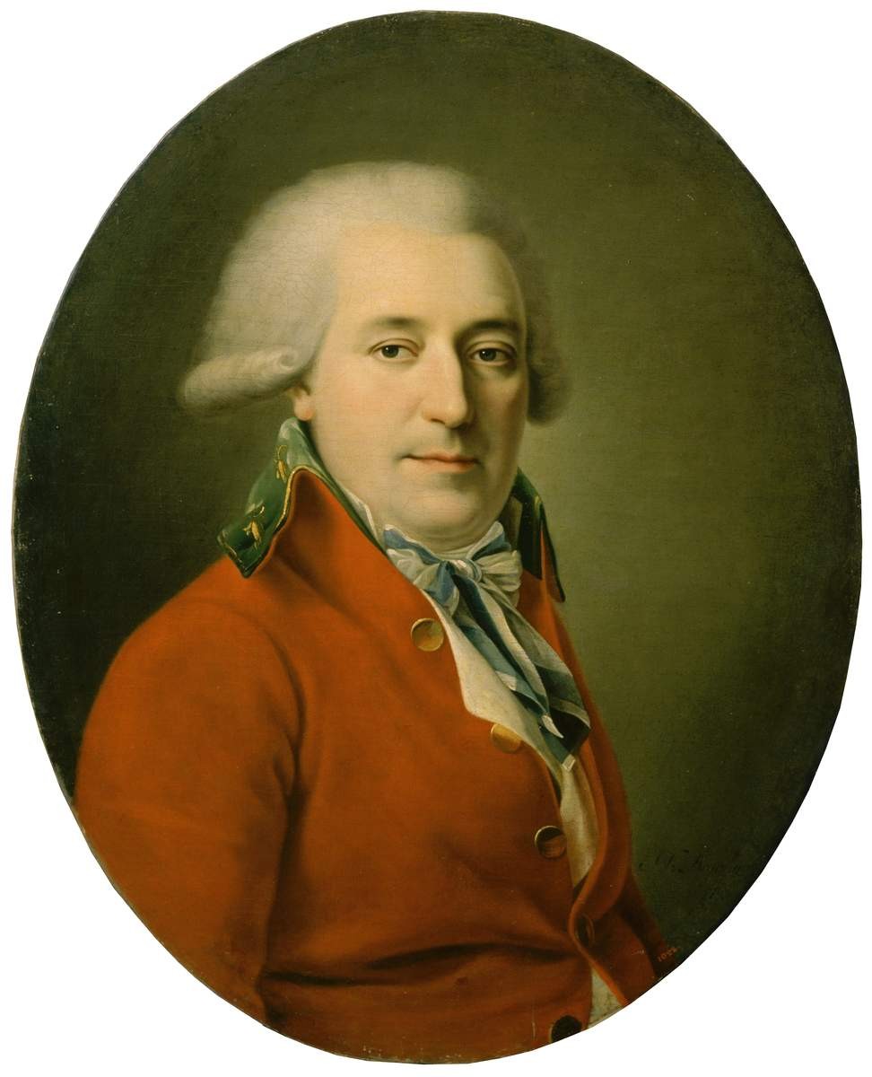 Портрет неизвестного из рода Милорадовичей, Nikolay Argunov, 1795