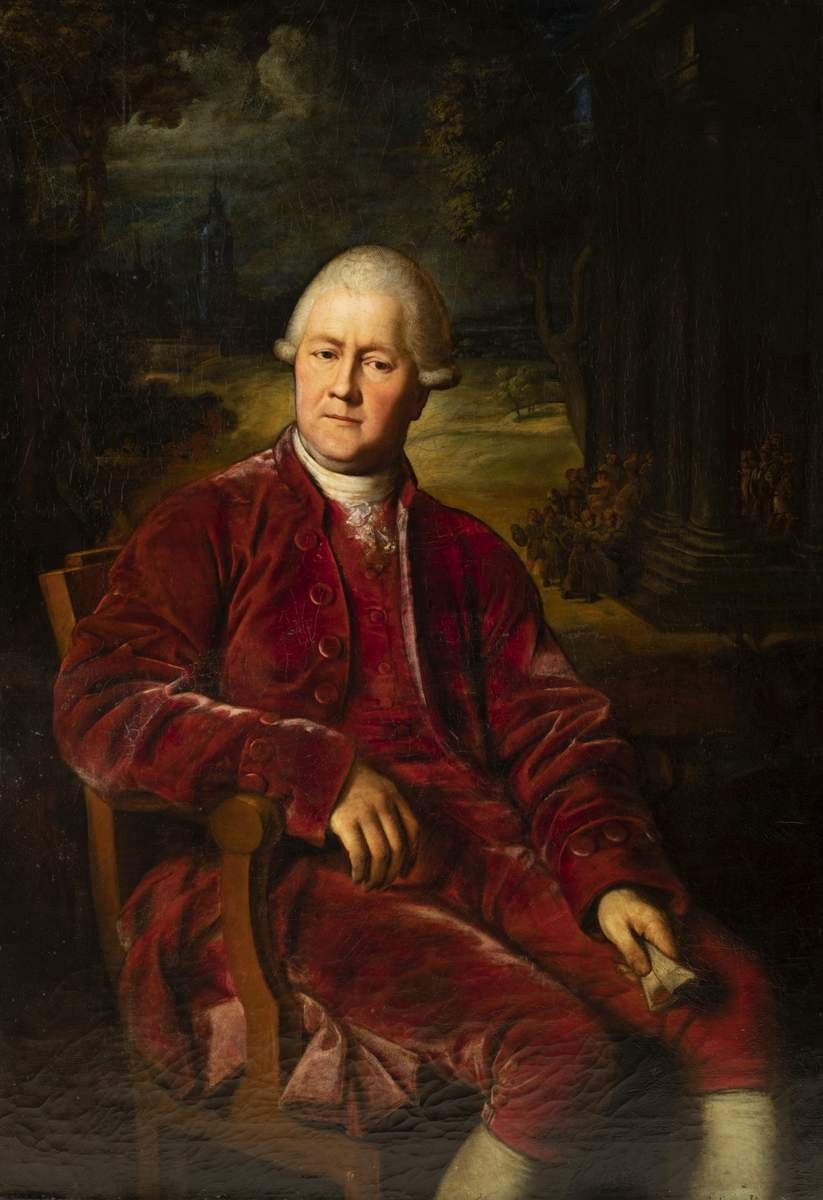 Портрет П. Д. Ларина, Roman Maksimovich Volkov, 1818