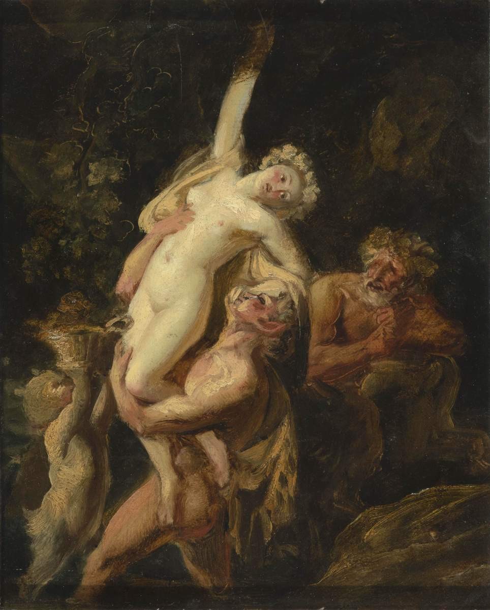 Вакхическая группа, Karl Bryullov, 1824