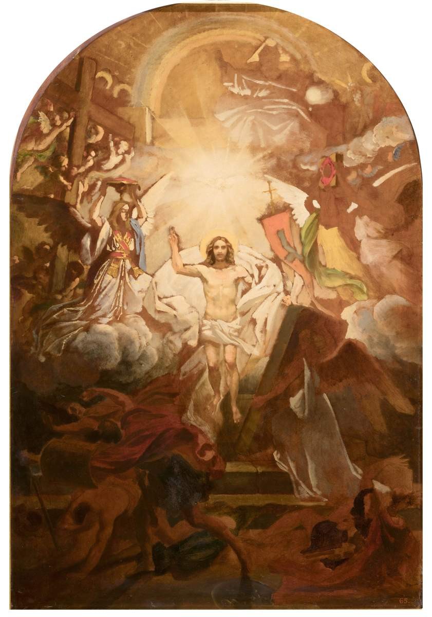 Воскресение Христово, Karl Bryullov, second half of the 1840s