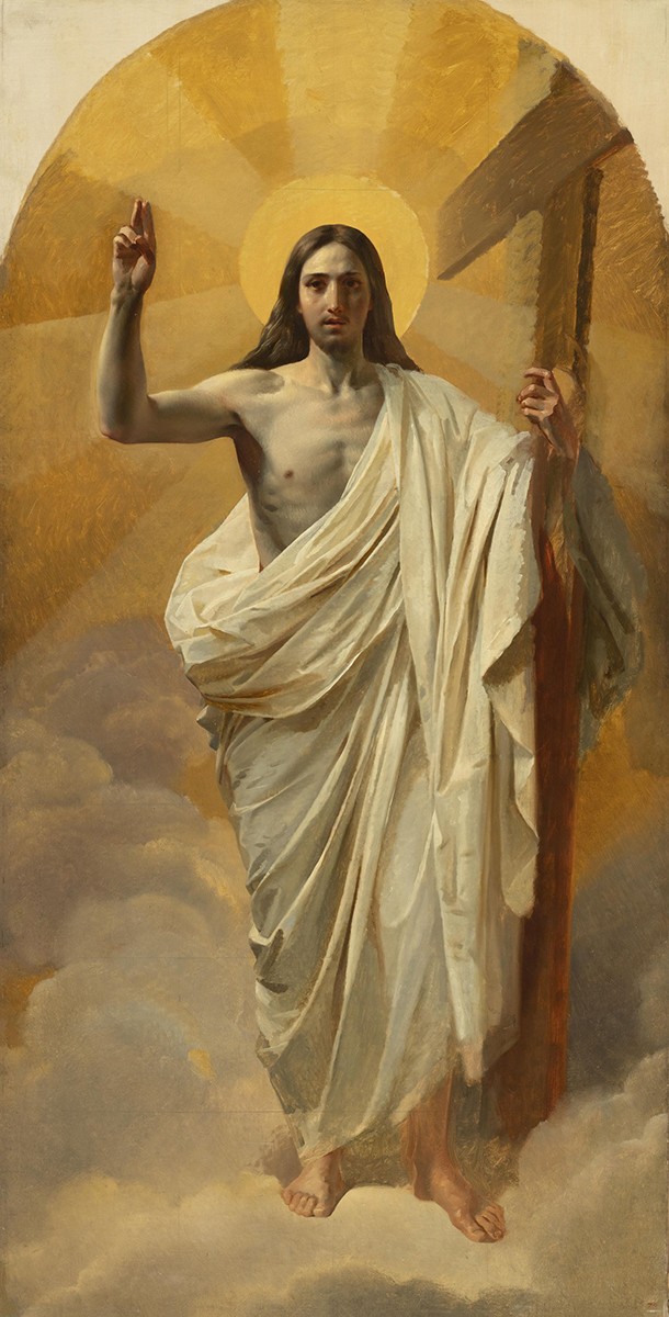 Христос Воскресший, Karl Bryullov, second half of the 1840s