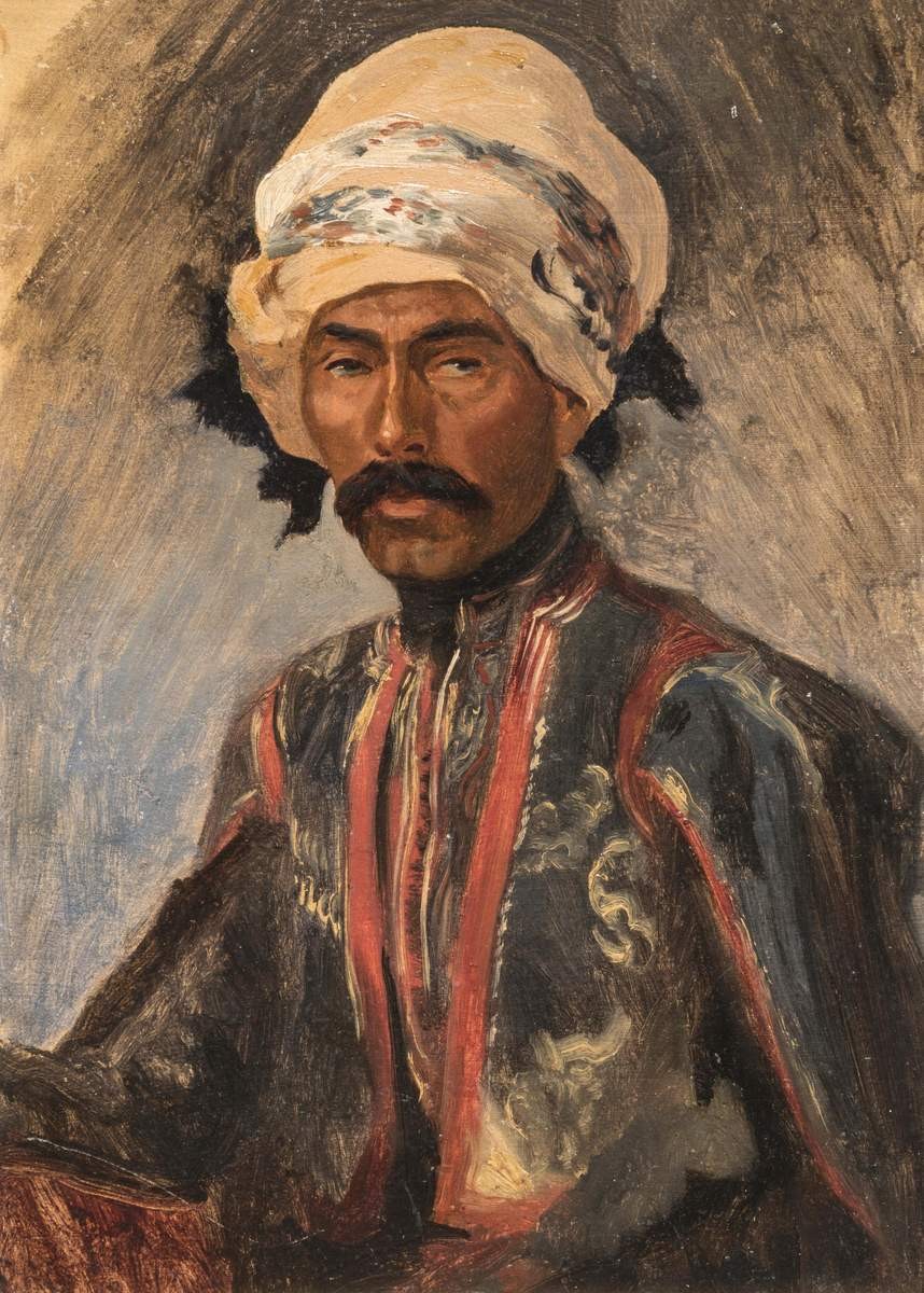 Портрет знатного курда, Grigory Gagarin, 1840s