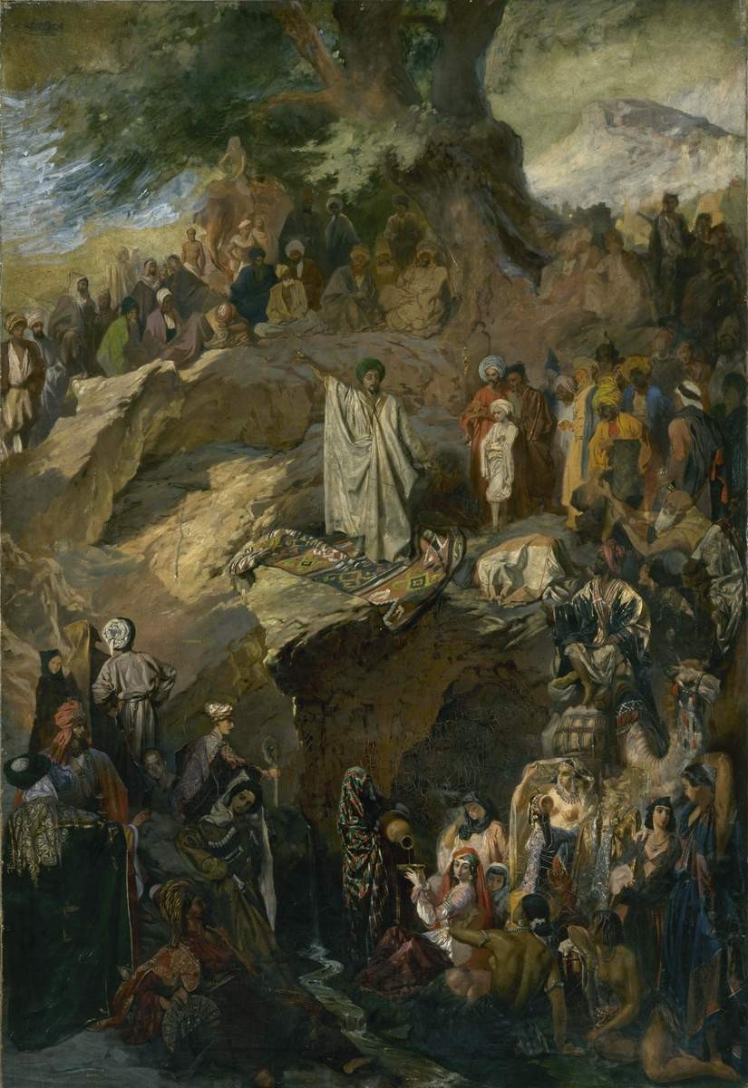 Проповедь Магомета, Grigory Gagarin, 1840s–1850s