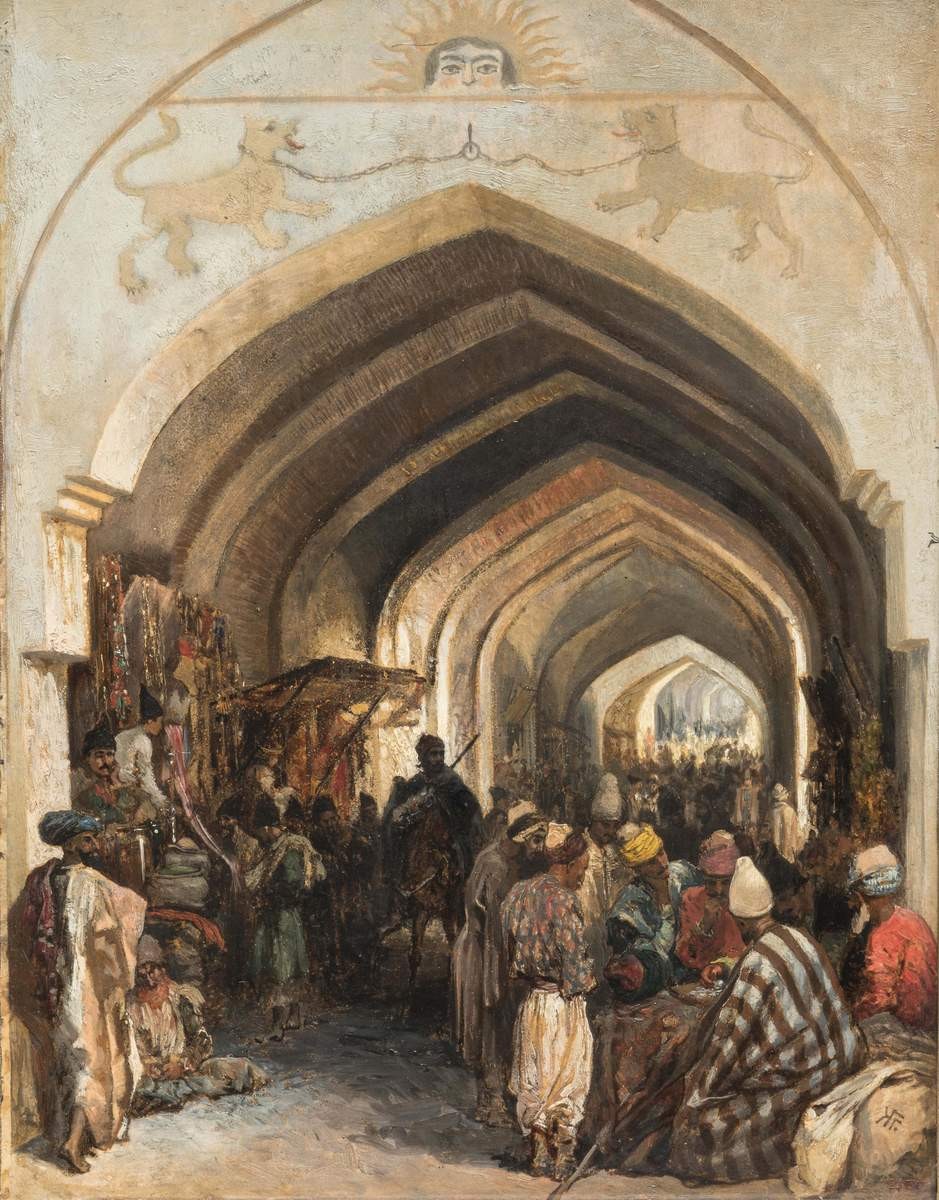 Караван-сарай в Эривани, Grigory Gagarin, between 1840 and 1847
