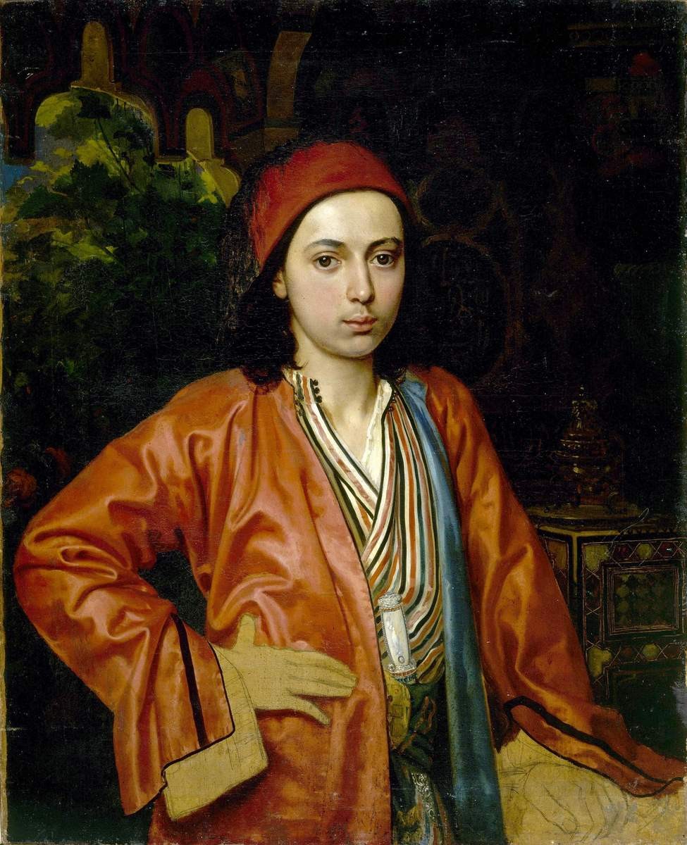 Портрет молодого турка, Grigory Gagarin, 1830s–1840s