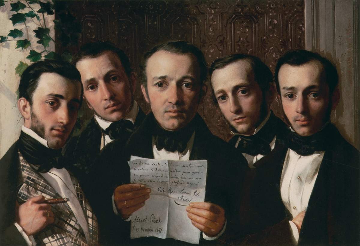 Пять братьев Бенуа, Mikhail Scotti, 1847