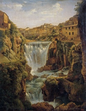 Водопад в Тиволи близ Рима