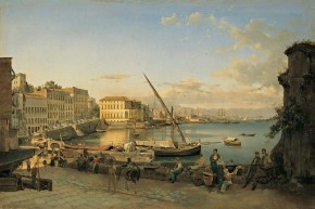 Набережная Санта-Лючия в Неаполе