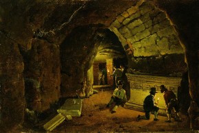 В катакомбах. Гробница Сципиона Барбата на Аппиевой дороге в Риме