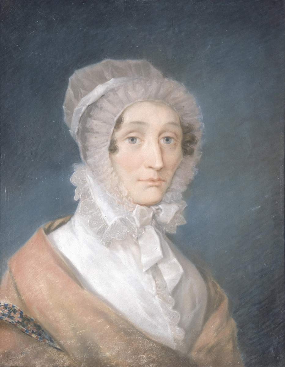 Портрет Веселковой, жены Василия Михайловича Веселкова, Alexey Venetsianov, second half of the 1810s