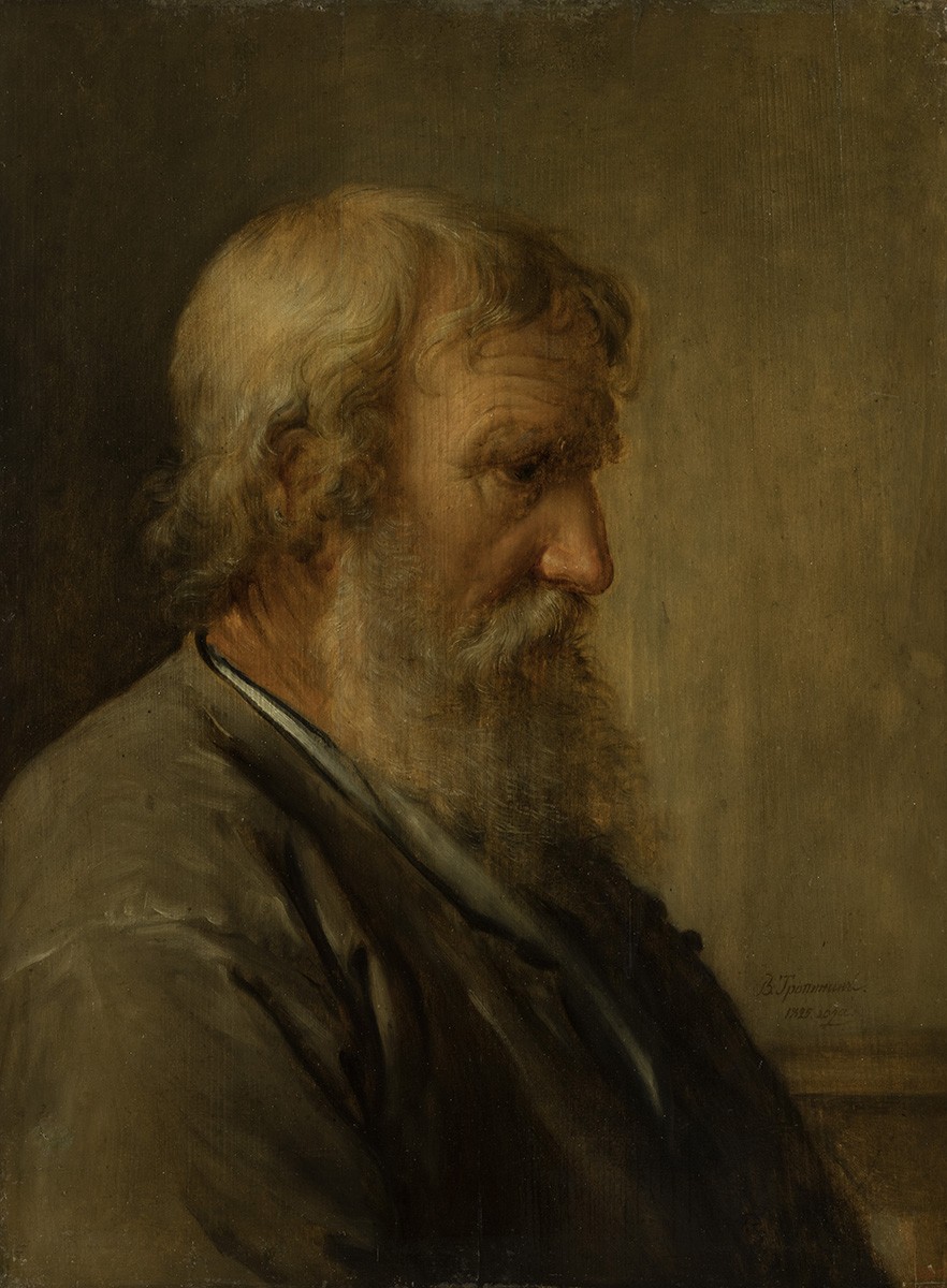 Старик крестьянин, Vasily Andreevich Tropinin, 1825
