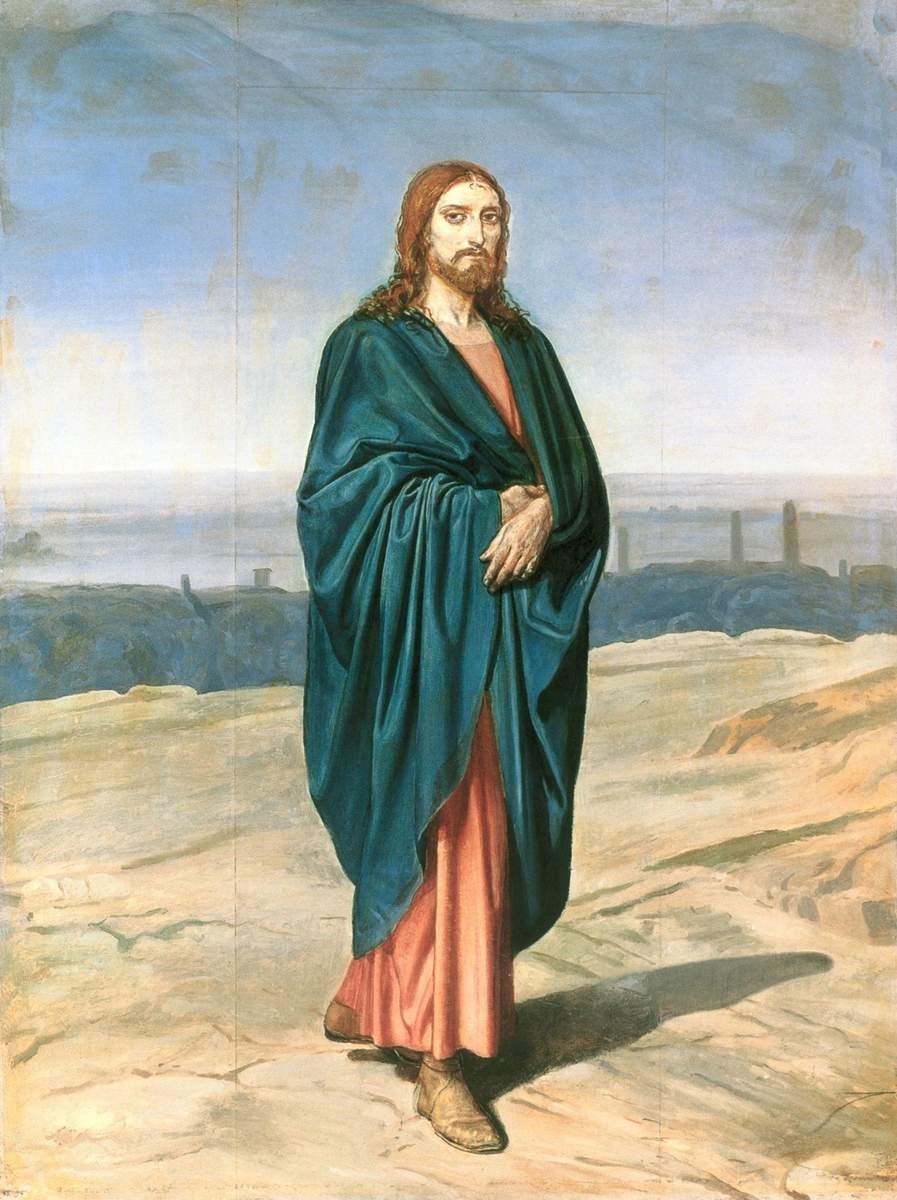 Фигура Христа (в рост), Alexander Ivanov, 1833-1857
