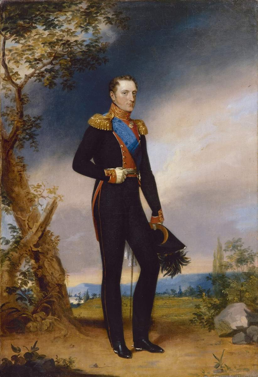 Портрет императора Николая I, George Dawe, 1828